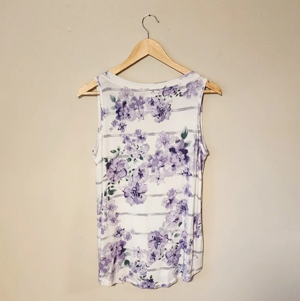 Maurice's Purple Floral 24/7 Tank - Picture 2 of 3